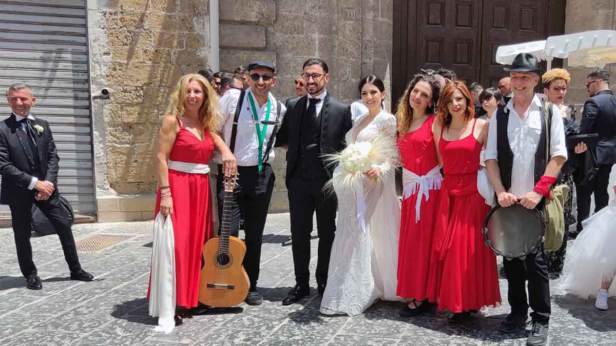sorpresa per gli sposi