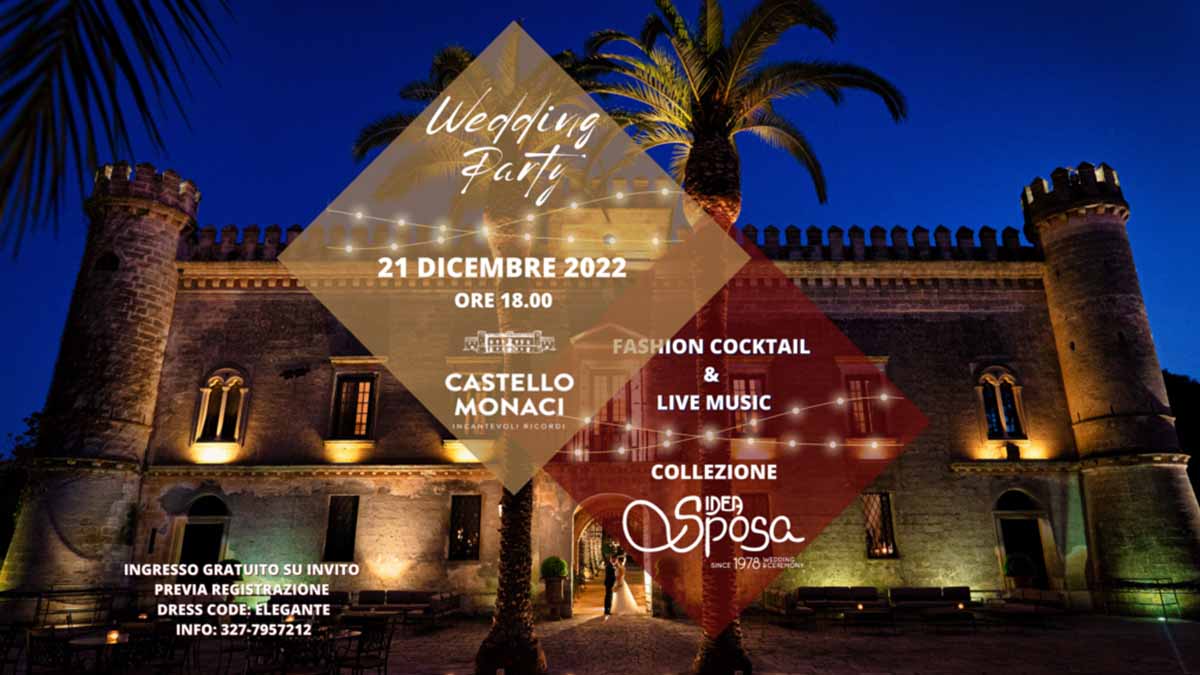 wedding party castello monaci