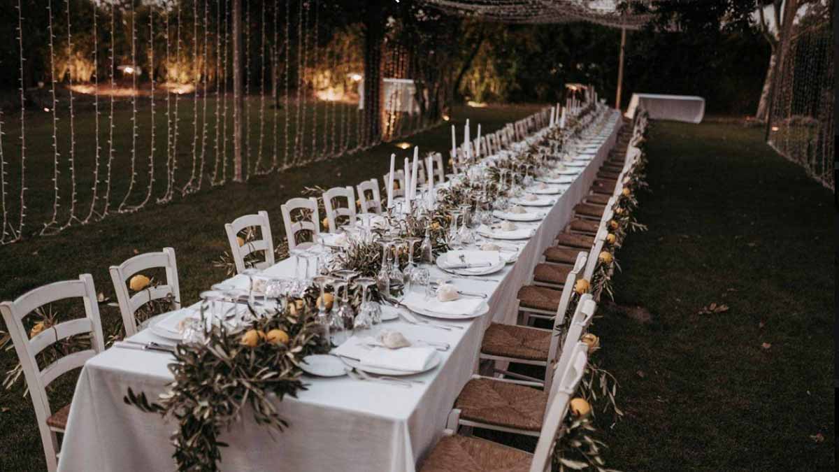 Tavolo Imperiale matrimonio