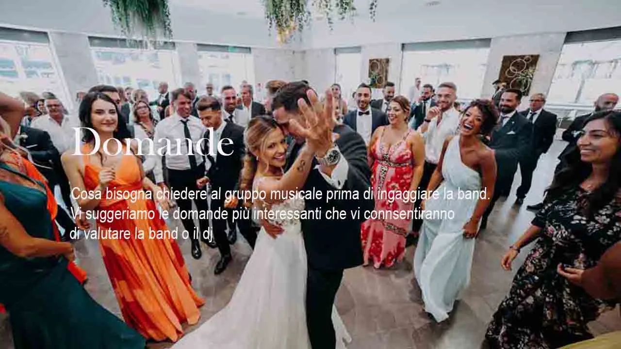 Curiosità musica matrimonio