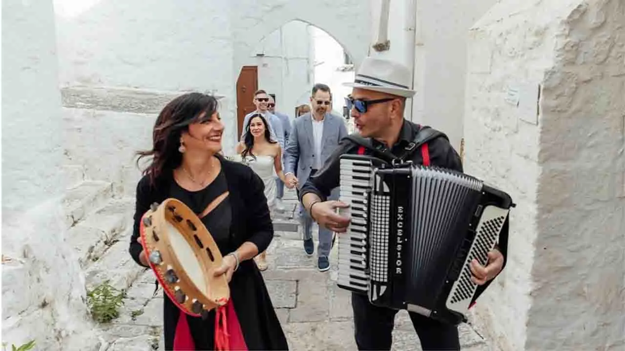 A Wedding Procession in Ostuni | Live Italian Music